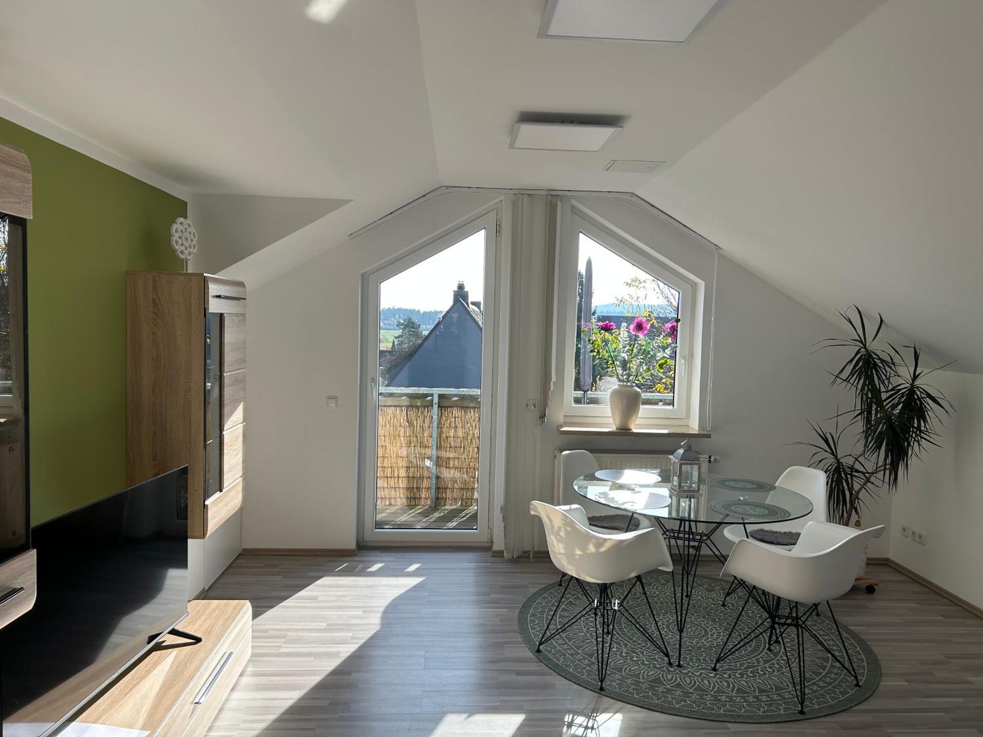 Apartment Kornbergblick Schwarzenbach an der Saale ภายนอก รูปภาพ